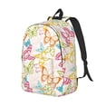 thumbnail image 2 of Balery Retro Colorful Butterfly Vintage Canvas Backpack for Men and Women - Large Capacity, Durable Travel Laptop Bag for School, Work, Hiking, and Outdoor Activities, 2 of 7