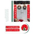 thumbnail image 3 of Inteprter Cartel navideño para puerta, ventana, porche, terraza, centro comercial, fondo colgante, pareado, decoración navideña de Año Nuevo, Kits de decoración para fiestas, 3 of 6
