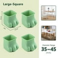 thumbnail image 4 of Bangcool Chair Legs Floor Protectors Cute 4PCS Cat Table Feet Covers Furniture Leg Caps, 4 of 10