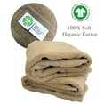 thumbnail image 2 of Beige Initial Hand Towel for Bathroom - Monogrammed Luxury Hotel Quality Decorative Towel - GOTS Organic Certified - Set of 2 Brown Letter P, 2 of 7