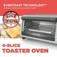 thumbnail image 2 of BLACK+DECKER 4-Slice Toaster Oven, Metallic Black, TO1322SBD, 2 of 10
