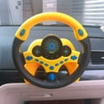 thumbnail image 3 of Coherny Simulated Driving Controller Portable Simulated Driving Steering Wheel Copilot Toy Children's Educational Sounding Toy Small Steering Wheel Toy Gift Funny Interactive Driving Wheel with Music, 3 of 9