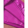 thumbnail image 5 of Sinleey Kids Girls Shiny Metallic Crop Tank Top and Boy Shorts Set Stage Performance Dancewear Rose 130, 5 of 6