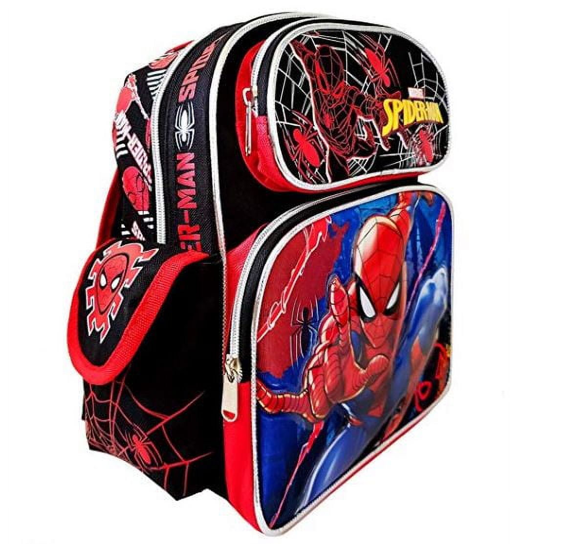 Marvel Spider Man School Backpack for Kids 12 inch Medium Size Book Bag Walmart