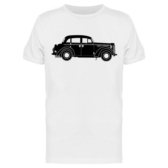 Vintage Car Silhouette T-Shirt Men -Image by Shutterstock, Male Large