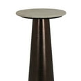 thumbnail image 2 of Plant Stand Accent Table, Bronze Metal, Round Gray Marble Top, 26 Inch, 2 of 5