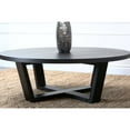 Devon & Claire Barberry Round Espresso Coffee Table