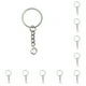 thumbnail image 5 of Minnieouse Anillos de llavero Tornillo de bloqueo Soportes de eslabones de metal Accesorios anillo plano anillo plano 2piezas Minnieouse CBP433179, 5 of 6