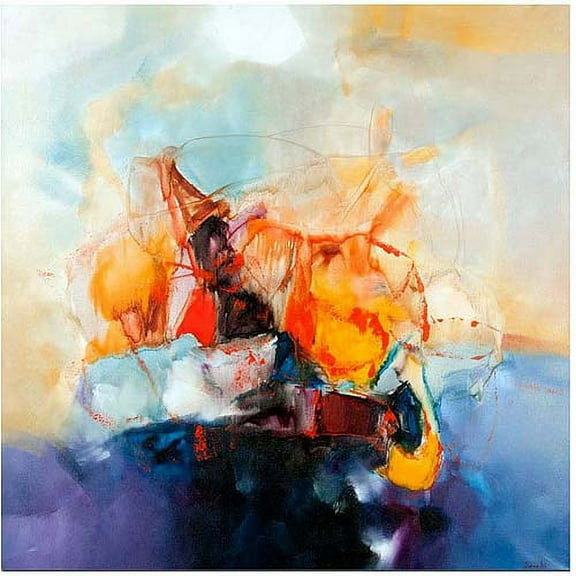 Trademark Fine Art "Abstract III" Canvas Art by Zavaleta