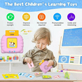 thumbnail image 6 of Toddler Toys Talking Flash Cards Learning Toys for 2 3 4 5 Years Old Boys Girls,Educational Interactive Talking Flashcard Toy,Preschool Toys for Toddlers,112 Flashcard with 224 Sight Words, 6 of 7