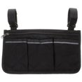 thumbnail image 1 of Wheelchair Side Storage Bag Wheelchair Armrest Accessories Organizer with Reflective Strip, 1 of 4
