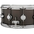 thumbnail image 3 of DW Collector's Series Satin Black Over Brass Snare Drum With Chrome Hardware 14 x 6.5 in., 3 of 6