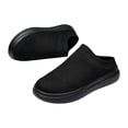 thumbnail image 2 of VeFlora Couples On Mesh Sneakers, Breathable Knit Casual Walking Shoes, Lightweight Thick Sole Platform Loafers for Men Women, Everyday Summer Comfort Shoes(Black/40), 2 of 8