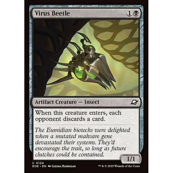 MtG Edge of Eternities Common Virus Beetle (FOIL) #124