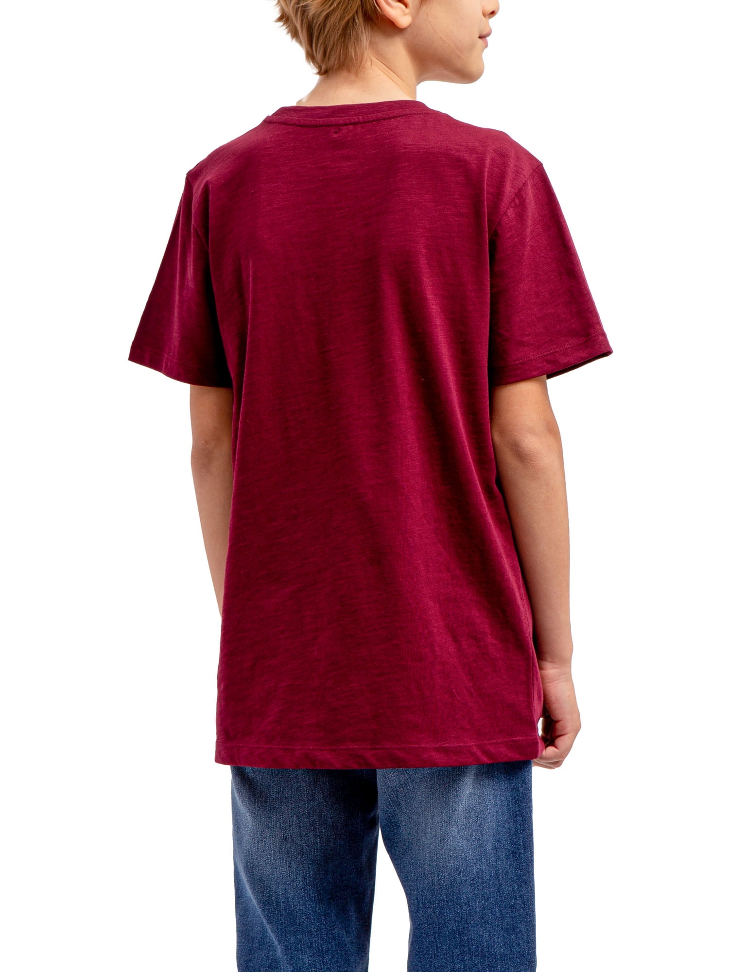U.S. Polo Assn. Boys Crew Neck Short Sleeve T-Shirt, Size 4-18