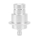thumbnail image 1 of CO2 Adapater Aluminum Alloy 0.3in Quick Disconnection Wear Resistant High Hardness Soda Machine Connector Silver, 1 of 5