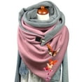 thumbnail image 3 of Foulard pour Femmes Chaud en Coton à Imprimé, à Boutons, Mode, Doux, Châle Foulard, 3 of 3
