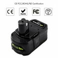 thumbnail image 4 of Vanon 2Pack 9.0Ah P109 for Ryobi One+Plus RB18L50 18V Lithium P108 Battery P103 P104 P105 P107 P108, 4 of 6