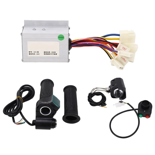 Electric Bike Controller Set,24V 250W Brushed Motor Motor Controller Throttle Handle Motor Speed Controller Kit Meticulously Designed