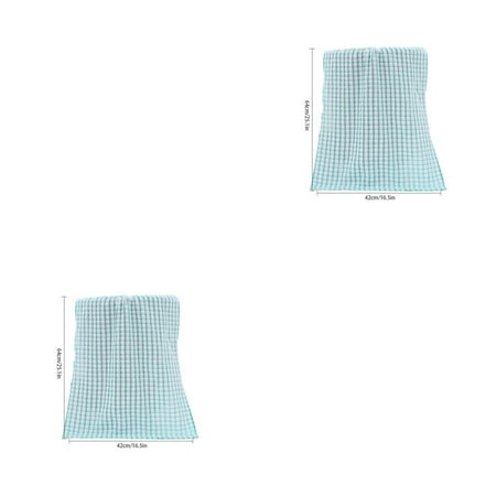 

2Pcs Dish Cloth Cotton Quick Dry Kitchen Towel Absorbent Cleaning Kitchen Tea Tea Rag Kitchen Duster Towel