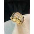 thumbnail image 6 of Pave 0.70 Cts Round Brilliant Cut Diamonds Men's Wedding Band Ring In Hallmark 14K Yellow Gold, 6 of 16
