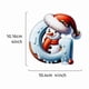 thumbnail image 1 of Custom Personalized Christmas Ornament with Snowman Santa Hat Design, Festive Holiday Tree Hanging Decoration for Family Gift Giving, Home Party Decoration, Memorial Keepsake, 1 of 2