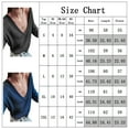 thumbnail image 2 of Women Knitted Sweater Autumn Winter Solid Color Knitted Sweater Deep V Neck Women, 2 of 3