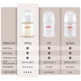 thumbnail image 3 of Biberón PIGEON PPSU para lactancia, cuello ancho, 160 ml, anticólico, 3 of 9