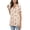 Bm15 Beige Star, variant on Womens Summer Short Sleeve Tunic Tops Loose Fit Casual Blouses
