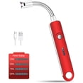 thumbnail image 1 of Encendedor de velas eléctrico, recargable por USB, encendedor de velas de arco sin llama con cuello de 360 ??grados a prueba de viento para encendedor de velas, chimenea, cocina, barbacoa, parrillas, camping, estufa de gas ShuxiuWang 8390612988837, 1 of 1