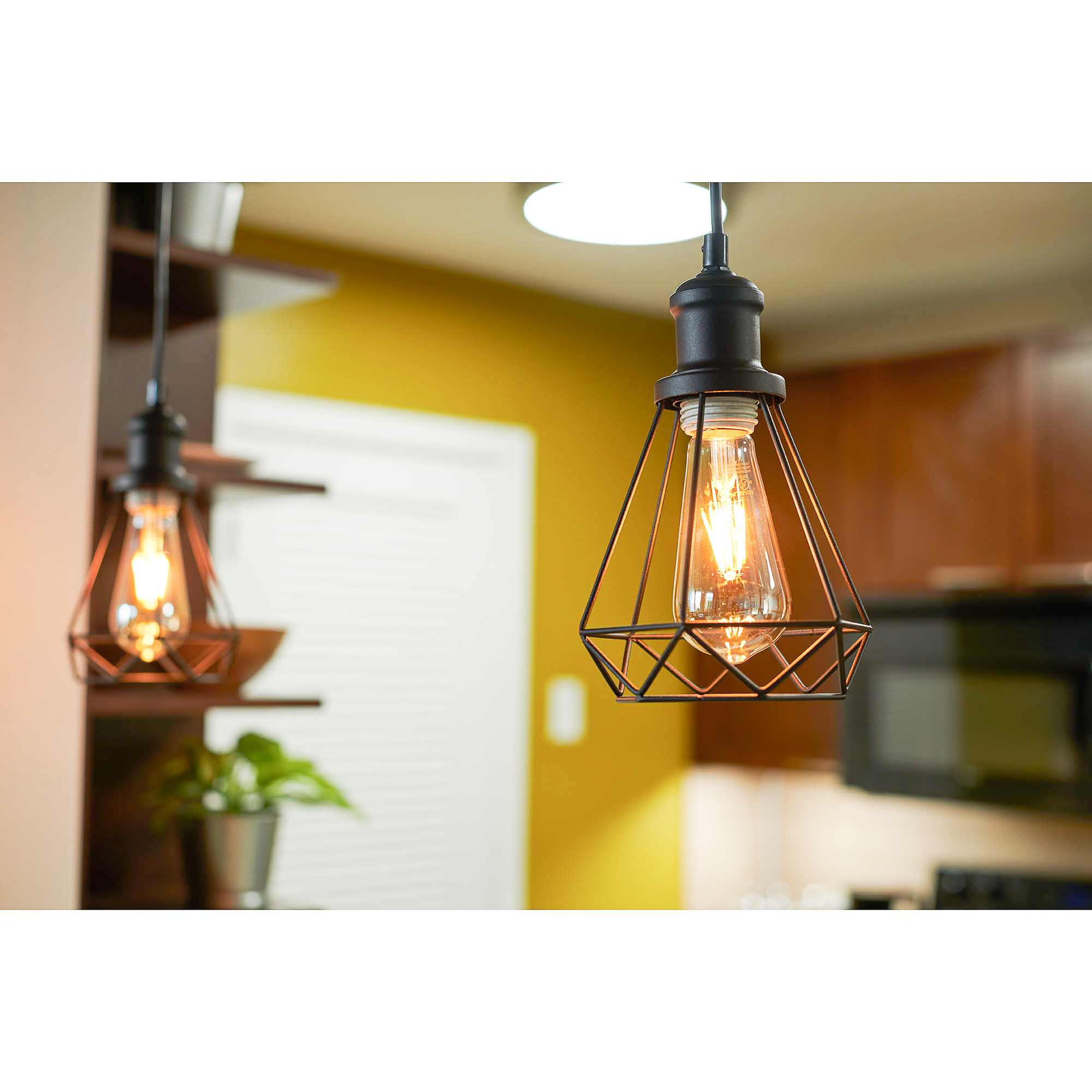 SYLVANIA LED ST19 Light Bulb, 40 Watt, Dimmable, Vintage, 4 Pack