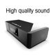 thumbnail image 2 of Altavoz portátil Bluetooth despertador Radio FM cine en casa pantalla LED Audio carga inalámbrica altavoz de Control remoto, 2 of 8