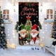 thumbnail image 1 of Adornos navideños, adornos navideños, regalos navideños, decoración navideña para puerta, fondo navideño, ideal para Navidad, noticias, fiestas, decoración invernal, 78,7 x 35,4 pulgadas, cubierta de, 1 of 6