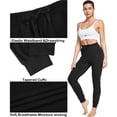 thumbnail image 5 of FEDTOSING Women's Sweatpants Cotton Jogger Female Drawstring with Pockets Black,up to 2XL, 5 of 6