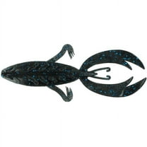 Big Bite Baits 4 in. Rojas Fighting Frog, Black & Blue Flake