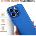 thumbnail image 3 of FABEN-Compatible avec iPhone 7 Plus/8 Plus Étui en Cuir pour Femmes, Étui de Luxe Solide à la Mode, Design Classique Antichoc Étui Mince, Étui Protectrice Anti-Rayures pour 7P/8P 5.5 Pouces - Bleu Klein, 3 of 4