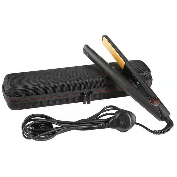 Zheelen Travel Hair Straightener Storage Box Anti Drop Portable Eva Straightening Iron Hairstyling Tool Carrying Case Holder Accessories Black Black
