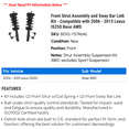 thumbnail image 2 of Front Strut Assembly and Sway Bar Link Kit - Compatible with 2006 - 2013 IS250 Base AWD 2007 2008 2009 2010 2011 2012, 2 of 2