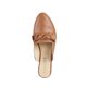 thumbnail image 3 of Zapato piso Balerina Mujer Marrón claro Detalle trenzado Castalia Casual, 3 of 4