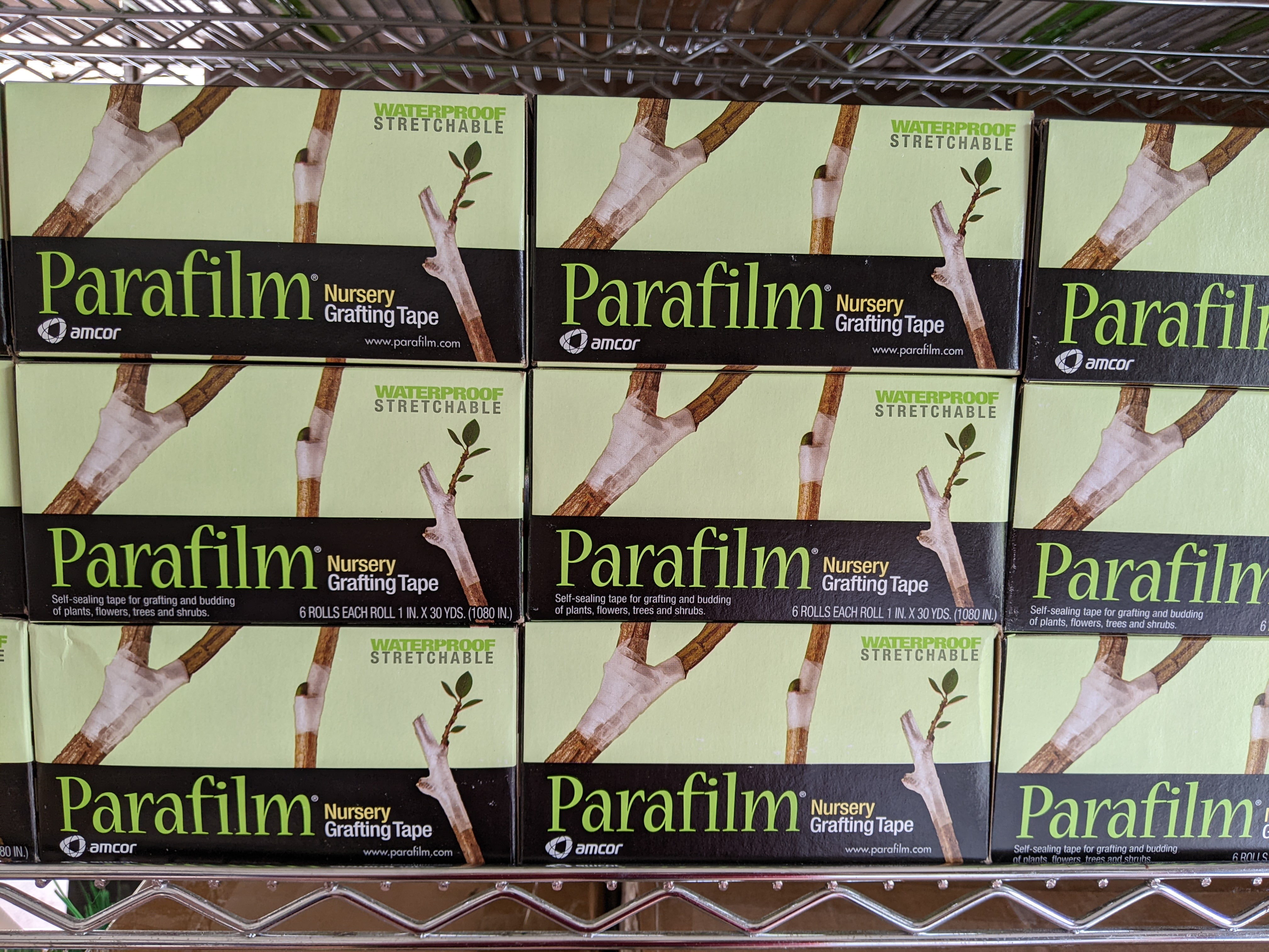 Amcor Parafilm Nursery Grafting Tape Box 6  (1") 30 yards each