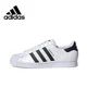 thumbnail image 2 of Zapatillas Adidas New SUPERSTAR Low para hombre y mujer, clásicas, informales, para tabla, ligeras y transpirables, color negro y blanco, 2 of 5