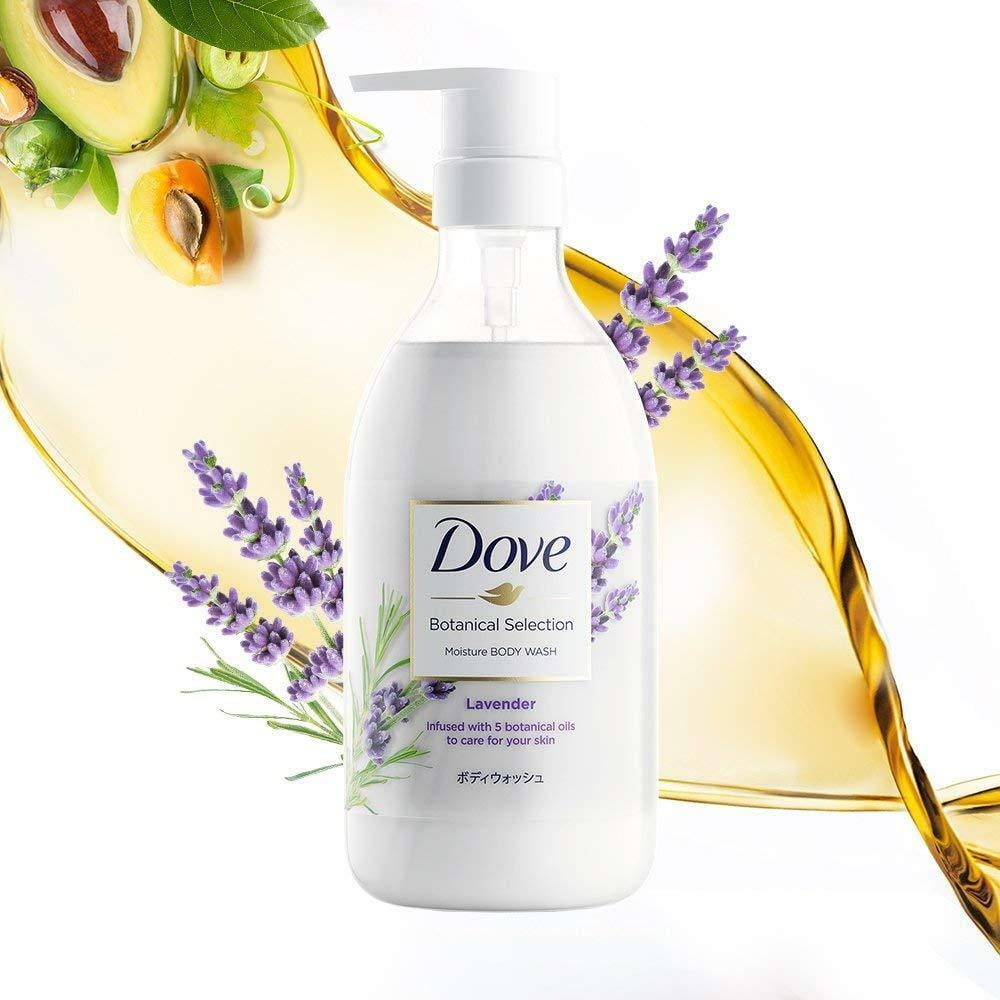 DOVE Botanical Selection Moisture Body Wash Lavender 500g (Japanese