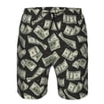 thumbnail image 3 of Balery Dollar Traje de Baño Estilo Hawaiano para Hombre, Shorts de Secado Rápido con Bolsillos-X-Large, 3 of 6
