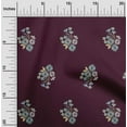 thumbnail image 1 of oneOone Viscose Jersey Fabric Leaves & Floral Artistic Decor Fabric Printed BTY 60 Inch Wide, 1 of 1
