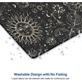 thumbnail image 5 of Mouse Pad, Square Computer Mouse Pads with Personalized Sun and Moon Design, Washable Mouse Mat with Lycra Cloth, Office Home Non-Slip Rubber Base Mousepad, 5 of 6