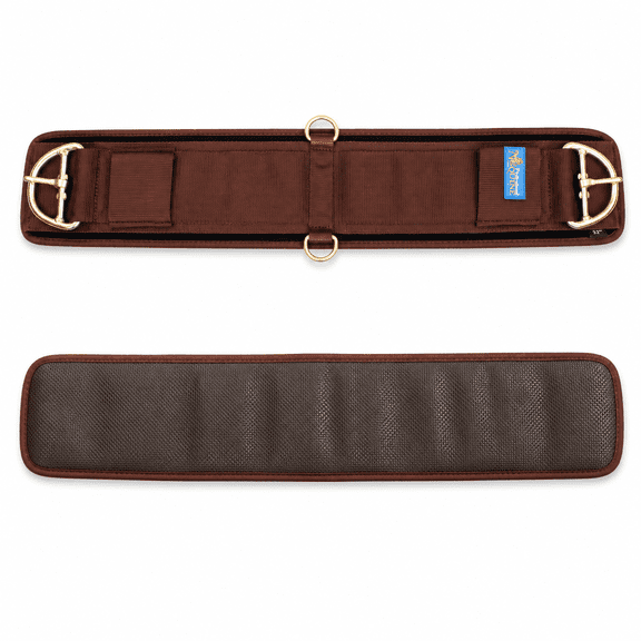 Horse Western Straight Girth Straight Cinch Neoprene Non-Slip Tack Brown 9765BR-30