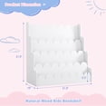 thumbnail image 2 of Hironpal 4-Tier Kids Bookshelf, Montessori Wood Bookcase for KidsRoom,Bedroom,Playroom,Gift for Boys&Girls,White, 2 of 9