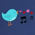 thumbnail image 2 of CafePress - Singing Blue Bird Maternity T Shirt - Maternity Dark T-Shirt, 2 of 3