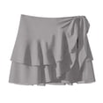thumbnail image 6 of Sarong Coverups for Women Tie Side Swimsuits Coverup Summer Flowy Bathing Suit Cover Up Mini Skirt Plus Size Fashion, 6 of 6