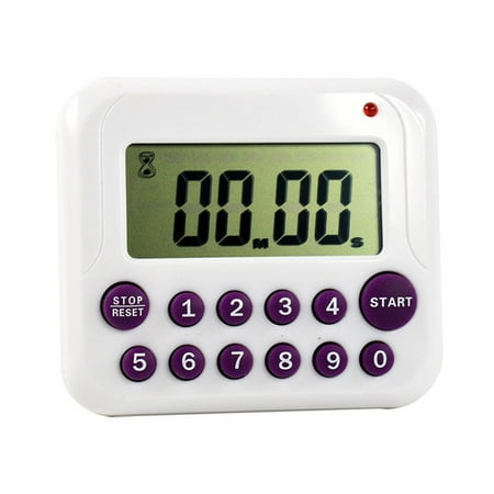 

Digital Kitchen Timer Cooking Timing Positive Countdown Up Pockets Timer Alarm New.